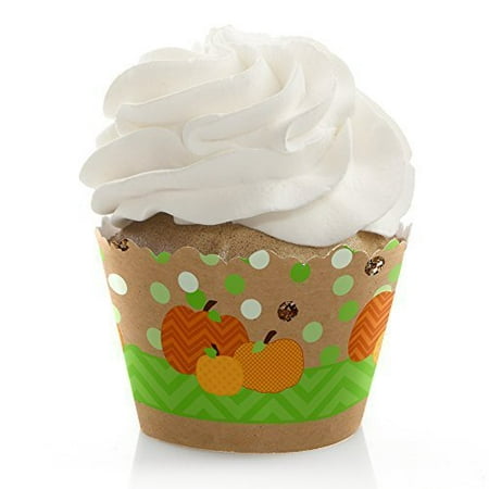Pumpkin Patch - Fall & Halloween Party Cupcake Wrappers (set of 12)
