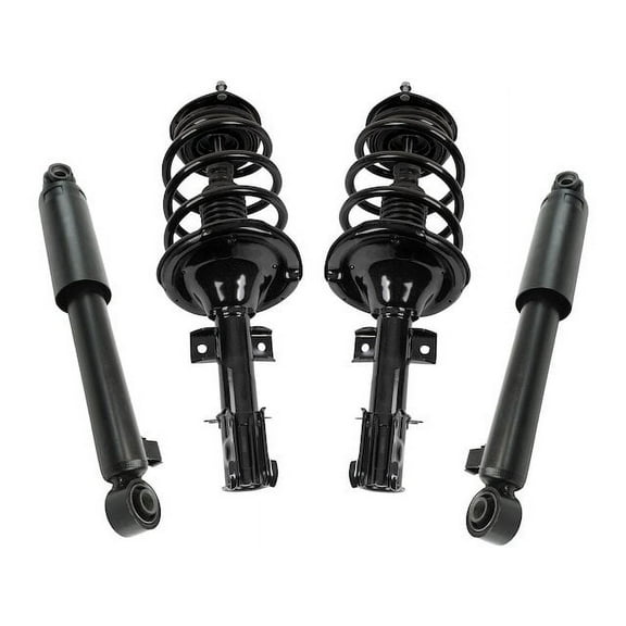 Front and Rear Shock Strut and Coil Spring Kit 4 Piece - Compatible with 2007 - 2012 Hyundai Veracruz 2008 2009 2010 2011