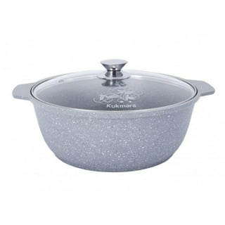 Buy Kukmara Granit Ultra, D = 26 cm frying pan, glass cover, non-stick  coating Online, Price - $89.07