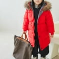 thumbnail image 4 of Manteaux d'Hiver Matelassés pour Garçons GERsome, Manteau pour Enfants en Faux Duvet, Veste Lourde Imperméable à Capuche en Fourrure, Parka, 4 of 5