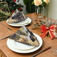 thumbnail image 3 of Satin Native Fab Cotton Dinner Napkin Puppies on A Lake Adventure Reusable, 3 of 8