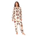 thumbnail image 2 of FORMRS Onesies Pajama for Adults Unisex Hoodie Winter Jumpsuit One Piece Sleepwear, Sizes S-2XL, Cute Chocolate Cakes, 2 of 7