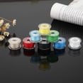 thumbnail image 1 of 20 piezas hilos de coser coloridos + 20 rejillas bobinas de máquina de coser de plástico transparente Likrtyny decoración de arte, 1 of 6