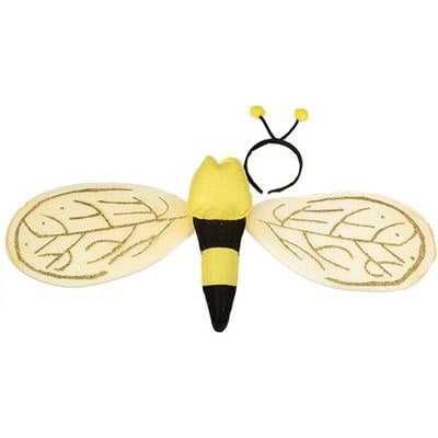Bee Wing Yellow Black Headband And Antenna Bug Insect Costume