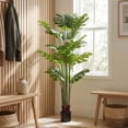thumbnail image 6 of Easy4Home 5.3FT Artificial Plant Fake Tropical Potted Tree Indoor Faux Floor Plant for Home Office Decor, 6 of 8