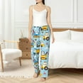 thumbnail image 5 of Pajama Pants Women, Building Truck Sweatpants Soft Sleep Lounge Pants, Casual PJ Bottoms Pants with Pockets, 5 of 5
