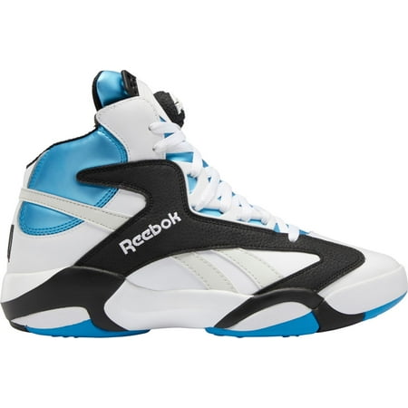 Reebok Men's Shaq Attaq Basketball Shoes Orlando Magic Azure Blue White Black (9.5)