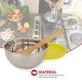 thumbnail image 2 of Home Basics 6-Piece Stainless Steel Nesting Mixing Bowls with Lids, 2 of 7