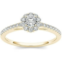 1/2 Carat T.W. Diamond 10kt Yellow Gold Engagement Ring
