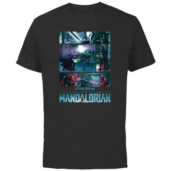 Star Wars The Mandalorian Season 3 Moff Gideon’s Return - Short Sleeve Cotton T-Shirt for Adults - Customized-Black