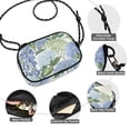 thumbnail image 3 of FORMRS Mini Crossbody Bag for Women Adjustable Shoulder Rope Travel Casual Phone Purse, Vibrant Hydrangeas Pattern, 3 of 7