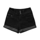 thumbnail image 5 of Pantalones cortos elásticos de denim de cintura alta para mujer: corte ajustado, pantalones cortos, informal/verano, 5 of 5