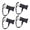 4PCS, variant on Oxford Cloth Kayak Roof Anchors Double Canoes Boats Tie Down Anchors Point Strap Boats Accessories