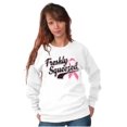 thumbnail image 5 of Freshly Squeezed Breast Cancer Aware Women Crewneck Sweatshirt Brisco Brands X, 5 of 6