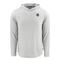 thumbnail image 2 of Men's Cutter & Buck Gray Philadelphia Phillies Coastline Epic Comfort Eco Recycled Hoodie T-Shirt, 2 of 3