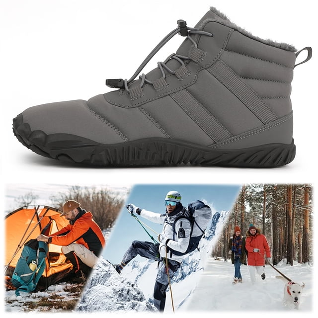 Zapatos Escalada Antideslizantes Botas Nieve Invierno Impermeables para Viajes Senderismo