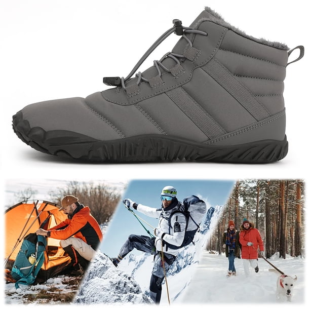 Zapatos Senderismo Escalada Botas Nieve Invierno Antideslizantes Impermeables para Hombres Y Mujeres