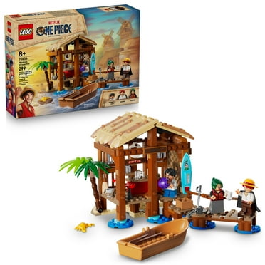 LEGO ONE PIECE Windmill Village Hut Building Blocks - Pretend Play Building Toy for Boys & Girls, Ages 8  - Toy Figures & Playset for Anime Fans - Gift Idea for Birthdays - 75636