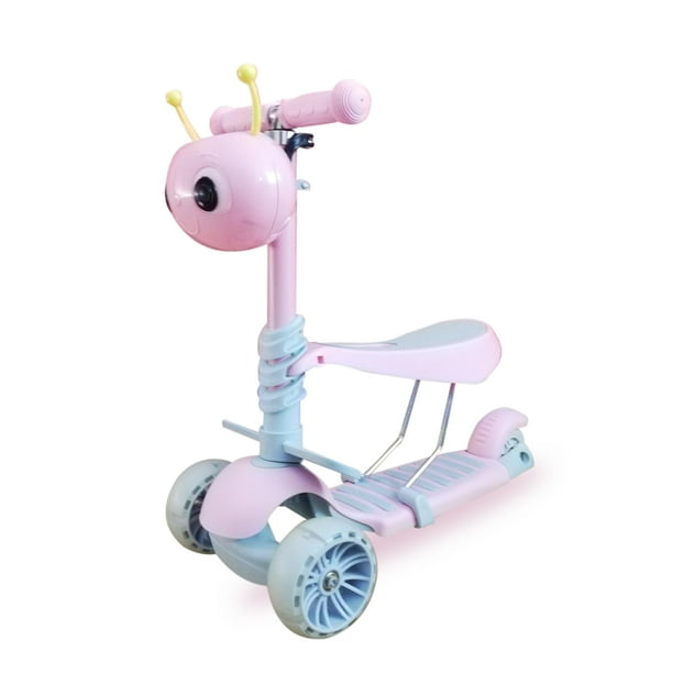 Patin del diablo o scooter con luz niño Toy Contrapeso entrenador