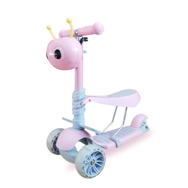 Patin del diablo o scooter con luz niño Toy Contrapeso entrenador