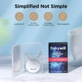 Fairywill Teeth Whitening Kit with LED Light , 28 White strips for
