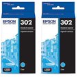 thumbnail image 1 of Cartucho de tinta Epson T302 Claria Premium Cyan Standard (x2), 1 of 5