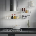 thumbnail image 4 of Fiudx Estante Flotante de Pared, Diseño Blanco En Forma de U, Material Hips Resistente, Almacenamiento Versátil, Ideal para Dormitorio, Sala de Estar, Baño y Cocina, Fácil Instalación, Juego de 3 Tam, 4 of 6
