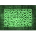thumbnail image 1 of Ahgly Company Indoor Rectangle Persian Emerald Green Bohemian Area Rugs, 8' x 12', 1 of 4