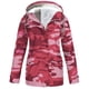 thumbnail image 1 of Chaquetas y abrigos casuales con capucha de manga larga para mujer, chaqueta impermeable lisa para exteriores, impermeable con capucha de talla grande, abrigo cortavientos para mujer, 1 of 3