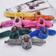 thumbnail image 3 of Colgante de bolso de mono de peluche, bolso de mensajero, mochila, llavero, muñeco colgante, llavero, 3 of 5