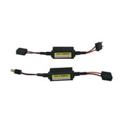 2pcs H7 Headlight LED Canbus Decoder Canceller Error Free Resistor Anti Flicker Warning Canceller Decoder Car Lights