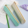 thumbnail image 2 of Estuche de cuero sintético de gran capacidad para lápices para estudiantes de primaria y secundaria, almacenamiento de papelería, creativo y multifuncional, 2 of 6
