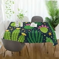 thumbnail image 6 of GZHJMY Cactus Tablecloth, Rectangle Waterproof Washable Polyester Table Cover for Picnic Dinner Holiday Party Decor, 60 x 108 Inch, 6 of 7