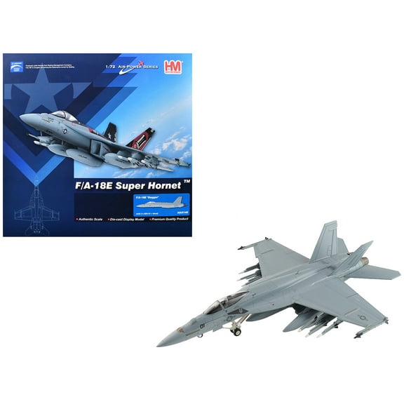 Boeing F/A-18E Super Hornet Fighter Aircraft "Dagger" United States Navy "Air Power Series" 1/72 Diecast Model by Hobby Master