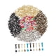 thumbnail image 2 of 500 Piezas Sujetapapeles Broches de Papel Pernos Separadores Redondos Pernos para Manualidades Metálicos para Decoración y Creación de Accesorios, 2 of 9