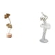 thumbnail image 1 of Escultura Nórdica Creativa De Metal En Forma De Hoja Con Figura De Bailarina Abstracta, Adorno Artístico Para El Hogar, La Mesa, El Dormitorio Y La Oficina., 1 of 8