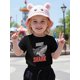 thumbnail image 1 of Kids' Rugby Shark Graphic T-Shirt - Cute Pink Cartoon Print, Short Sleeve Crew Neck, Stretchy Cotton Top for Girls, Casual Summer Wear, Rugby T Shir, 1 of 6