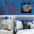 thumbnail image 2 of Nebula Wall Art Painting Prints on Canvas Wall Decor Eye of God Outer Space Starlight Modern Artwork Pictures Galaxy Astronomy for Boy''s Bedroom Home Decorations 12x12 Inch x 1 Panel, 2 of 6