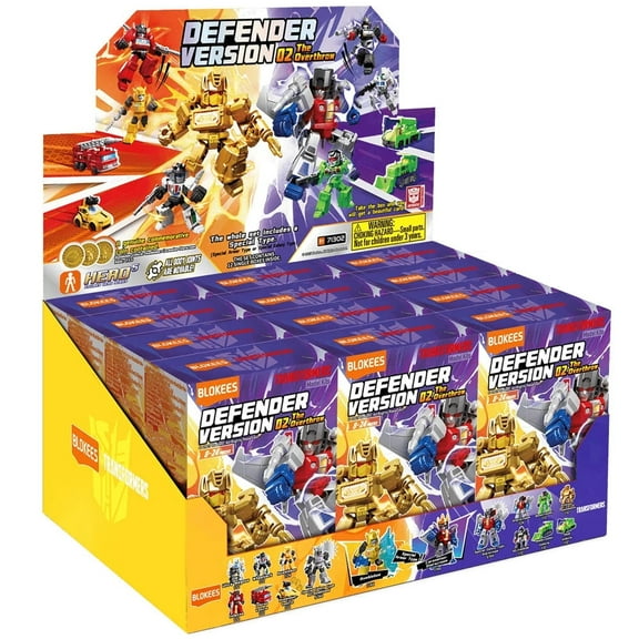 Blokees Transformers Defender Version 02 The Overthrow PDQ of 12