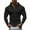 Black, variant on Diufon Mens Long Sleeve Hoodies Lightweight Muscle Knitted Cotton Sweatshirt Athletic Hooded Sweatshirts