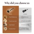thumbnail image 3 of Yescom Beginner Violin 4/4 Full Size  Solid Wood Full Set with Carry Case Mute Bow Shoulder Rest for Student Adults Starter Beautiful Butterfly, 3 of 6