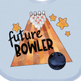 thumbnail image 4 of Inktastic Future Bowler Bowling Ball and Pins Boys or Girls Baby Bib, 4 of 4