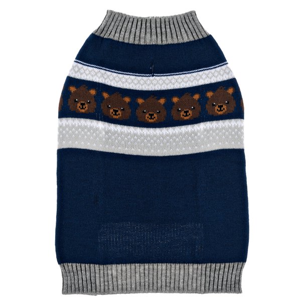 Vibrant Life Four Bears Dog Sweater, Large