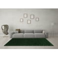 thumbnail image 3 of Ahgly Company Indoor Round Southwestern Emerald Green Country Area Rugs, 7' Round, 3 of 4