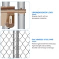 thumbnail image 2 of Dextrus Large Outdoor Dog Kennel with Metal Dog Gate,Heavy-Duty Dog Enclosure with Roof for Backyard and Farm Use -118.1" L x118.1 W x70.8 H, 2 of 5