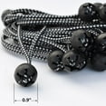 thumbnail image 3 of SUNNYOUTDOOR 6" Ball Bungees Cord Tarp Party Tent Tie Downs Bungee Canopy Gazebo Straps (26Pcs, Black with White), 3 of 3