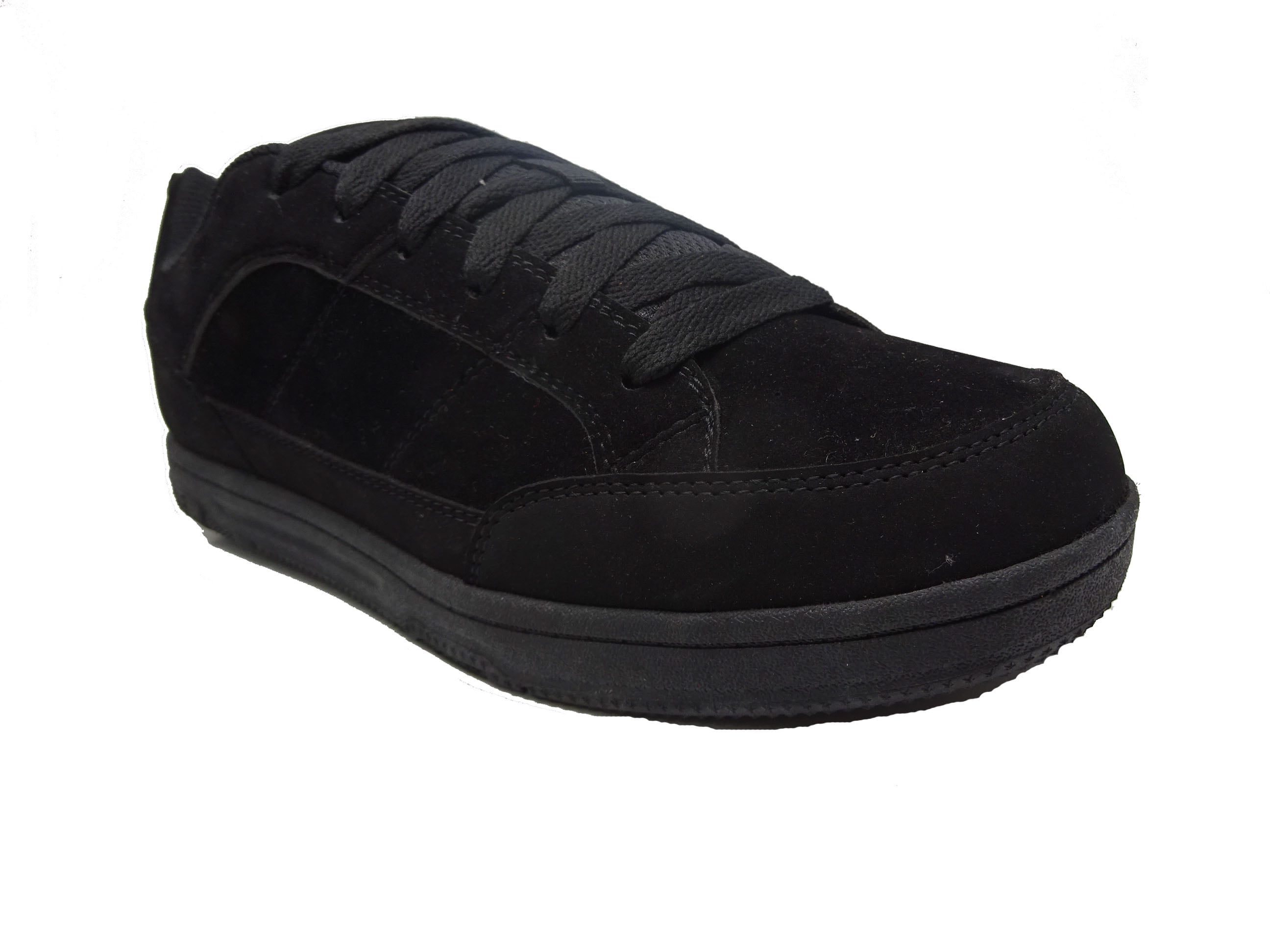 walmart black mens shoes