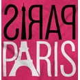 thumbnail image 2 of Paris City of Love France Tower Womens Fitted Plus Size Graphic Tee Brisco Brands 3X, 2 of 5