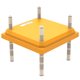 thumbnail image 1 of Calentador para aves de corral con placa acrílica Facilidad de limpieza (enchufe amarillo FG-30 EE. UU.), 1 of 6