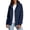 Dark Blue, variant on Windbreaker Jacket Women Outdoor Hiking Waterproof Hooded Coat Lightweight Windproof Casual Sports Raincoat with Pockets